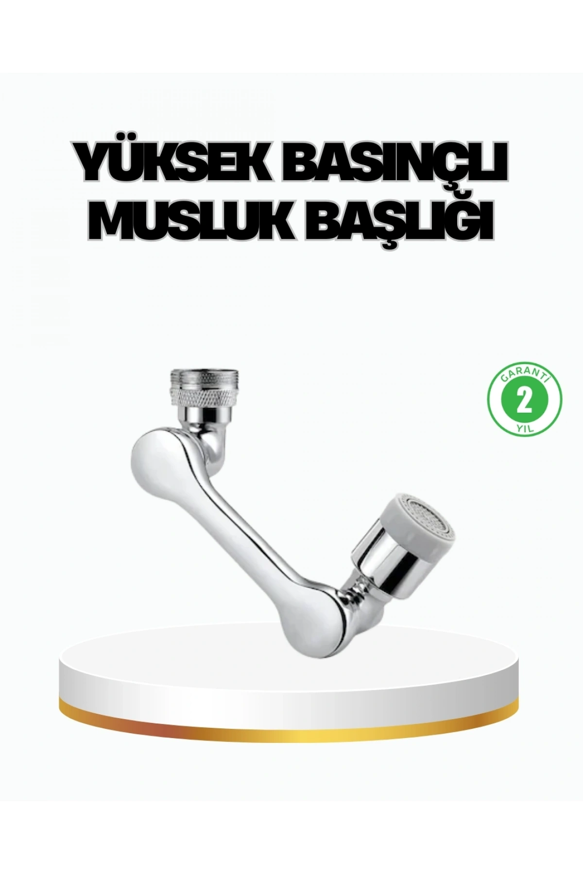 Üç Segmentli 1080 Derece Musluk Aparatı Esnek Döner Havalandırıcı Pratik Kullanım