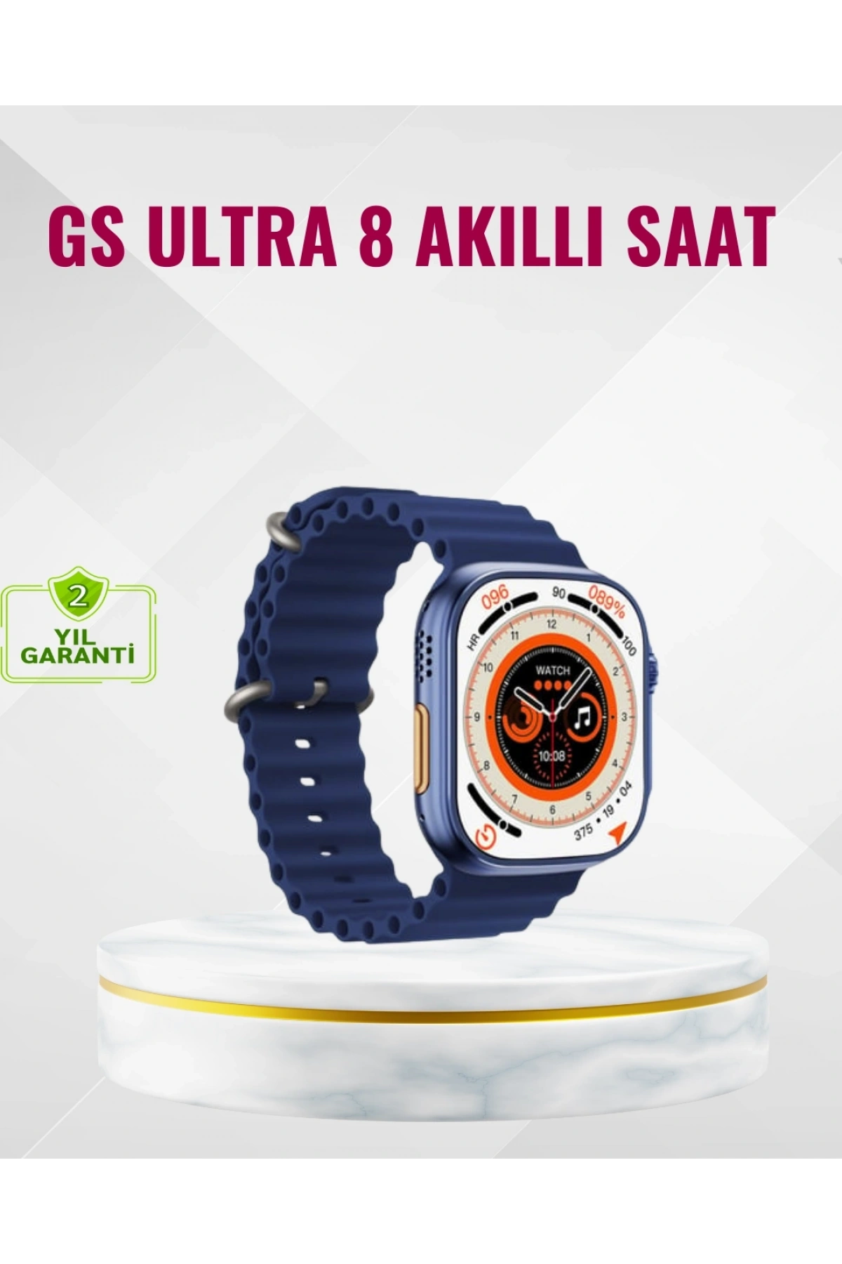 Ultra Akıllı Saat 420x480 IPS Ekran Kalp Atış