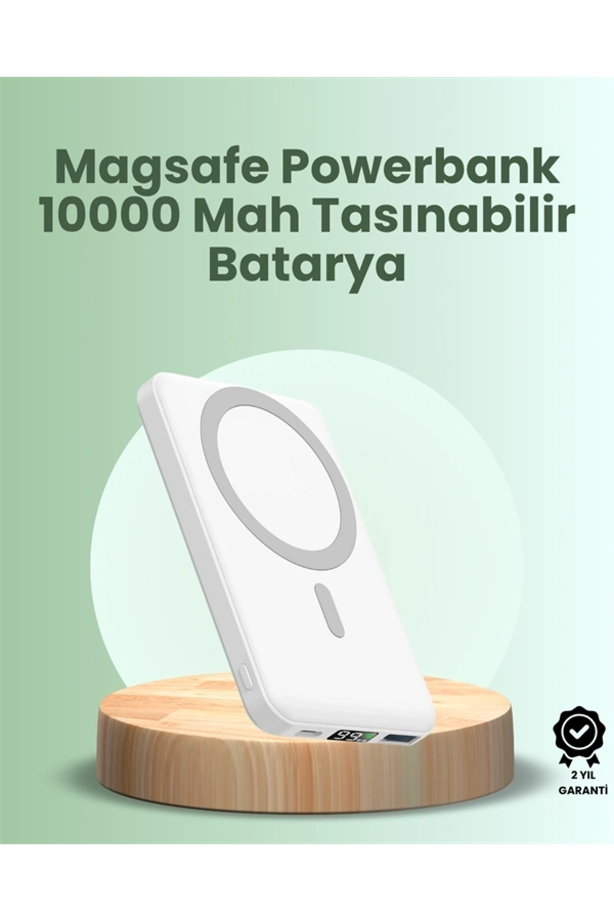 Ultra İnce Manyetik Powerbank – Hızlı Şarj, Güçlü Tutuş, 10000 mAh Kapasite