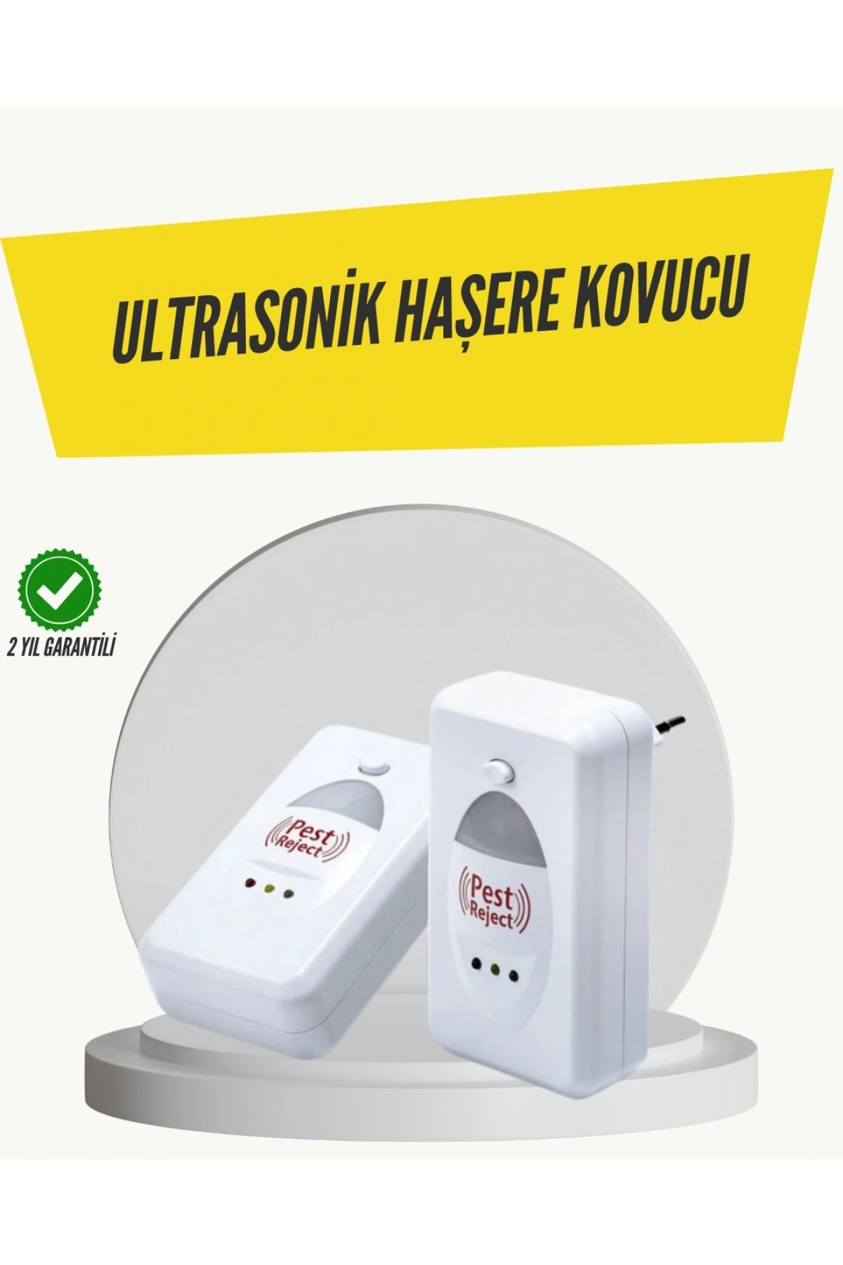 Ultrasonik Haşere Kovucu Cihaz 150 m2 Etki Alanı