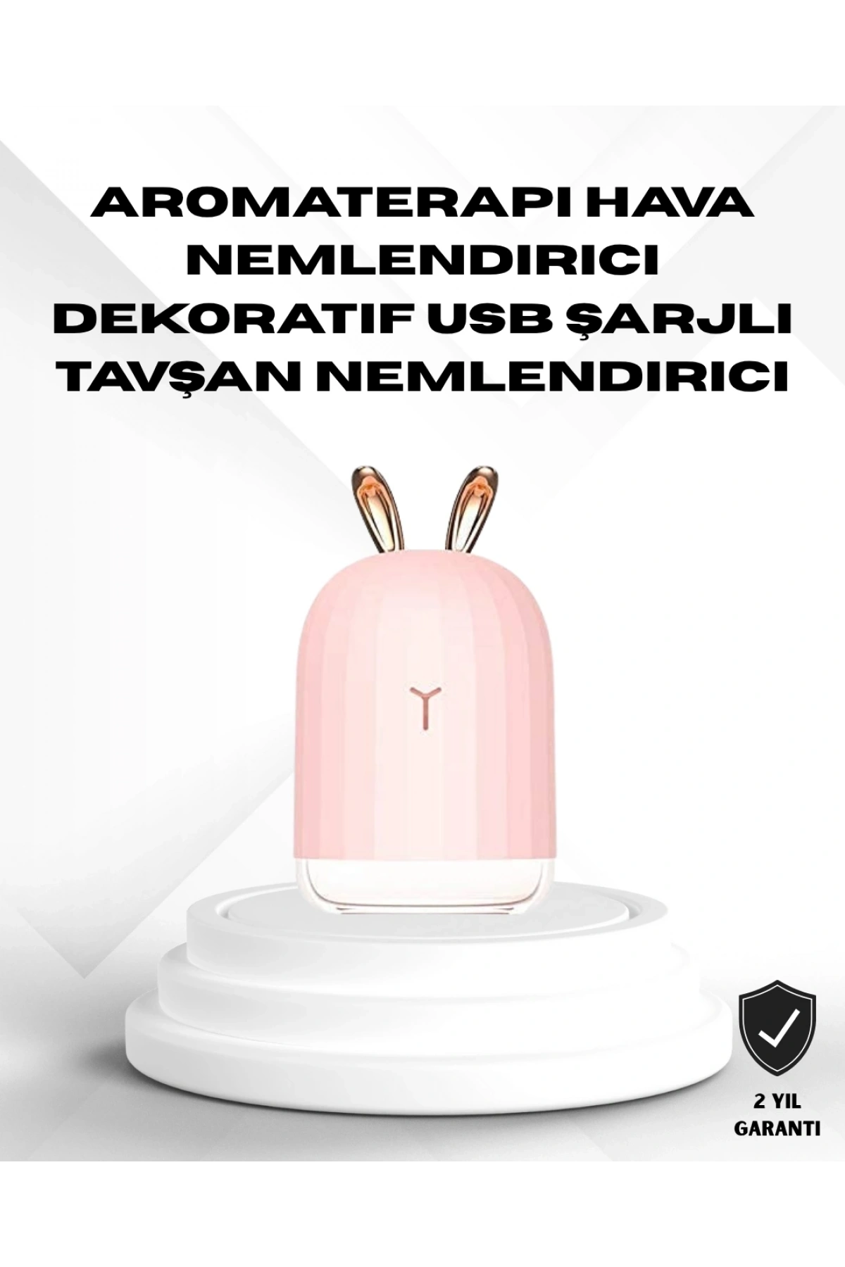 Ultrasonik Hava Nemlendirici 200 ml Aroma Difüzör LED Işıklı Sessiz