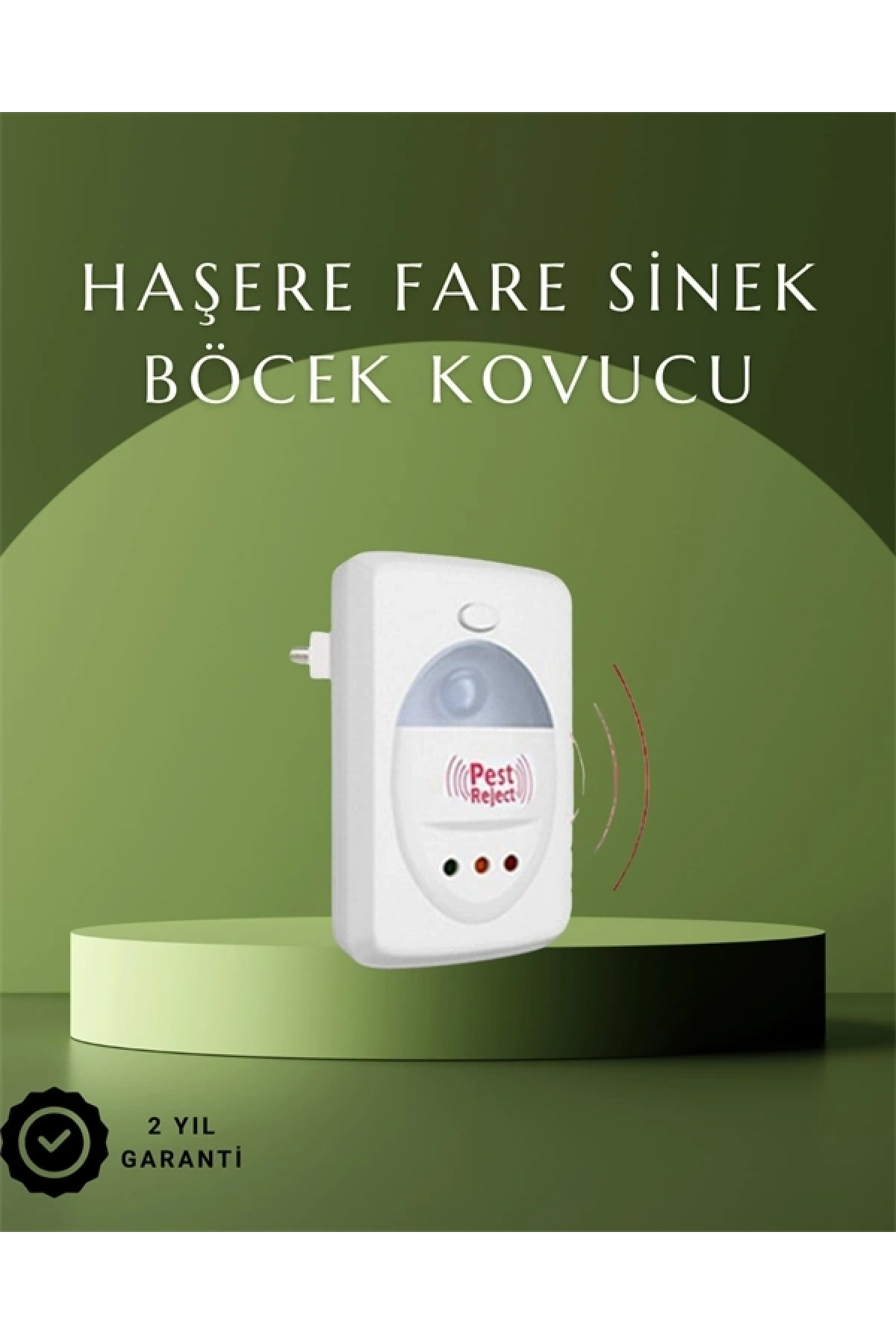 Ultrasonik Ses Dalgalarıyla Kimyasalsız Fare ve Böcek Kovucu Cihaz