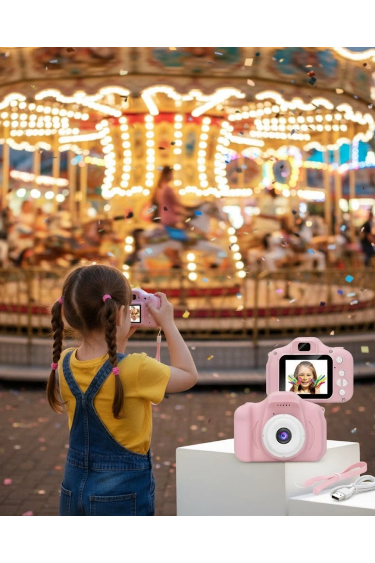 USB Bağlantılı Mini HD Kamera Video Fotoğraf Çekimli Şarj Edilebilir