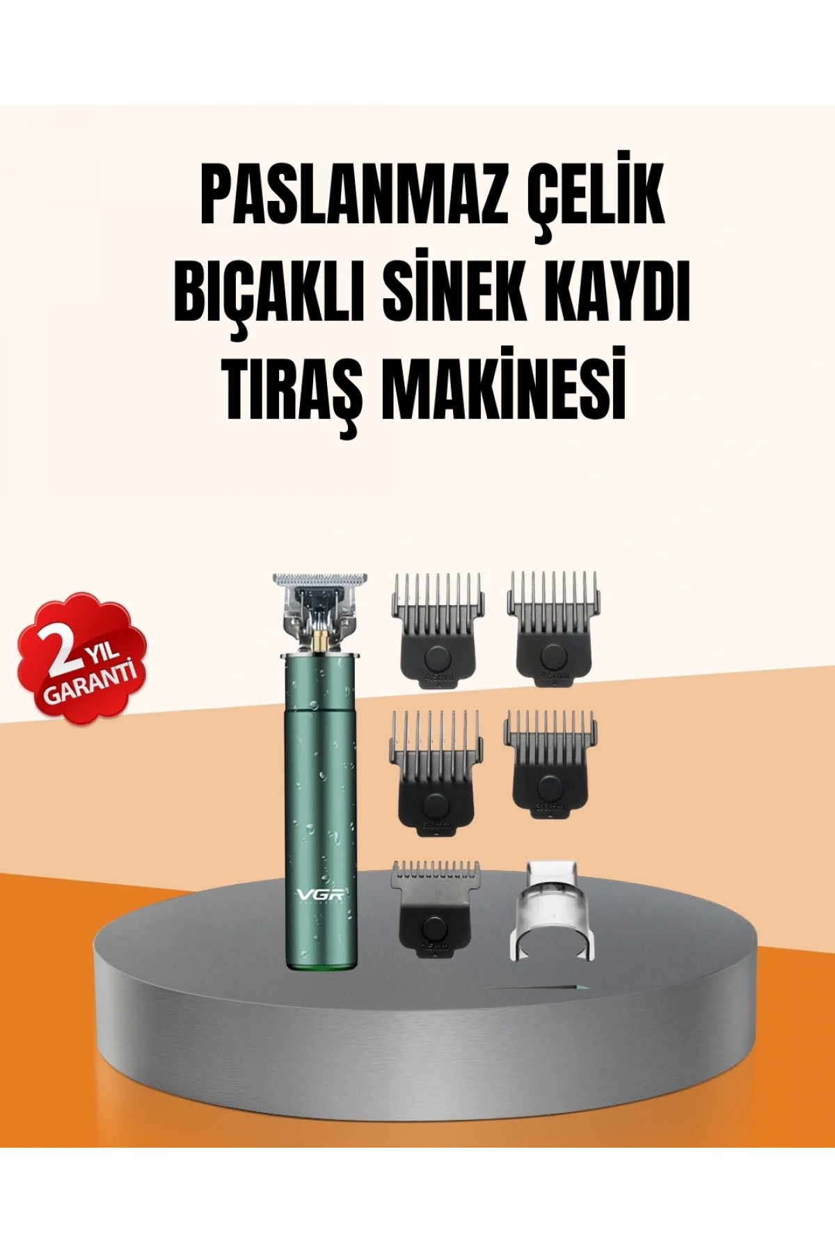 USB Hızlı Şarjlı 3 Saat Kullanımlı Saç Kesme Makinesi