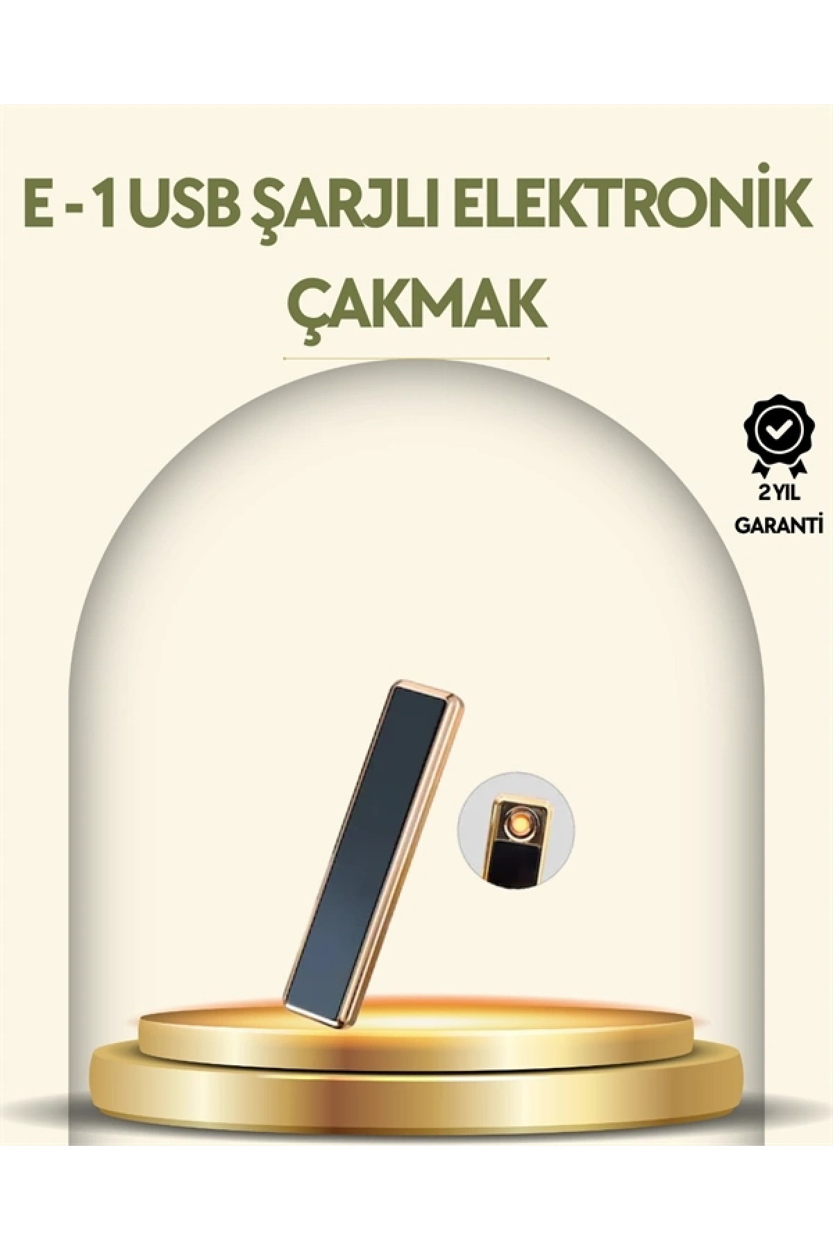 USB Şarjlı Alevsiz Elektronik Çakmak – Rüzgara Dayanıklı, Gazsız, Güvenli Kullanım