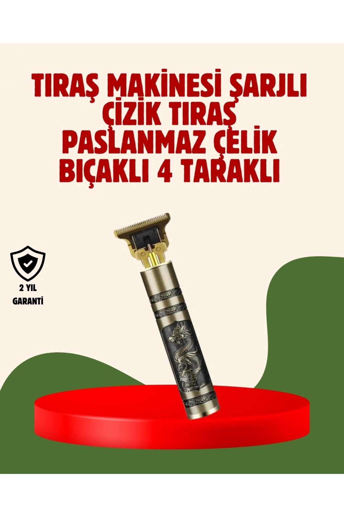 USB Şarjlı Kablosuz Saç Kesme Cihazı