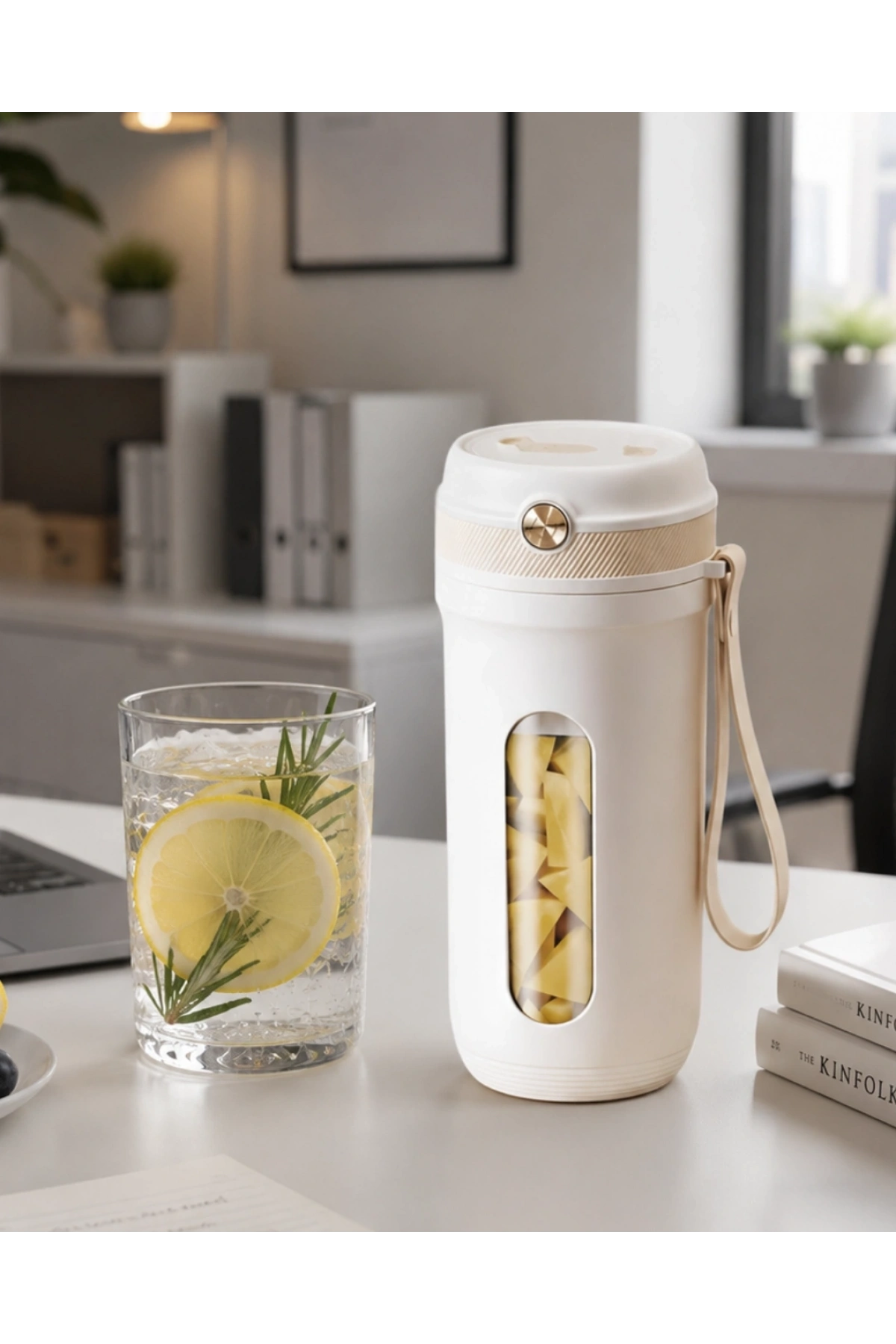 USB Şarjlı Mini Smoothie Blender Pratik Meyve Karıştırıcı 350 ML