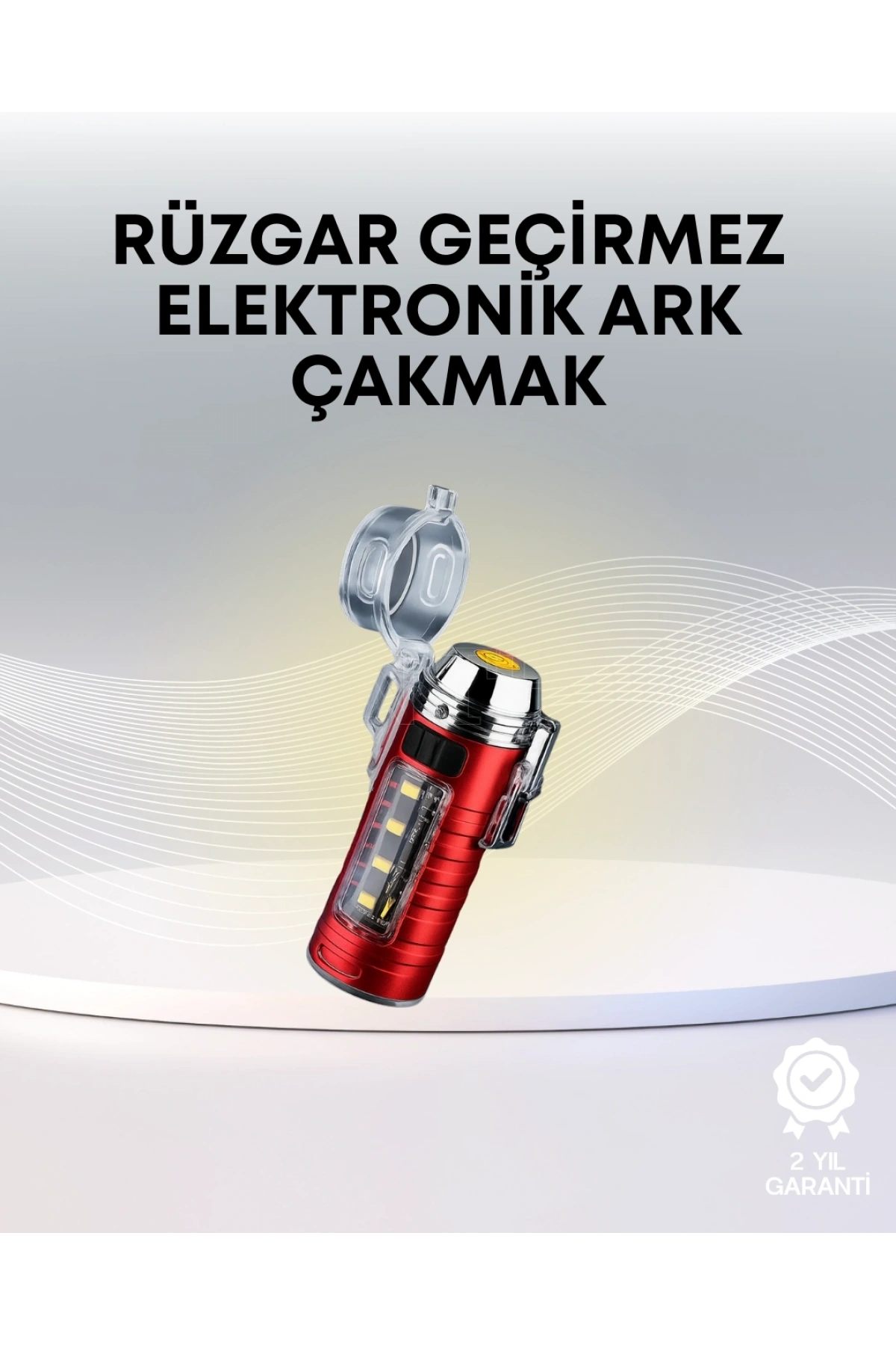 USB Şarjlı Suya Dayanıklı Elektrikli Çakmak