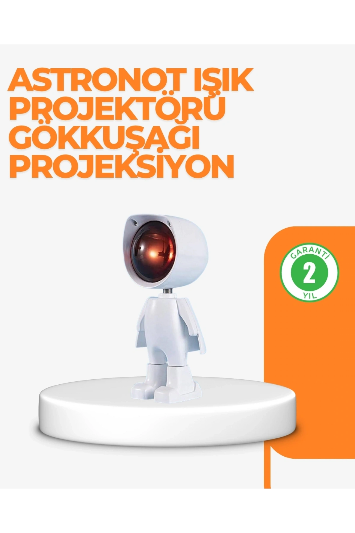 USB Şarjlı Taşınabilir Gün Batımı Projektör Lambası