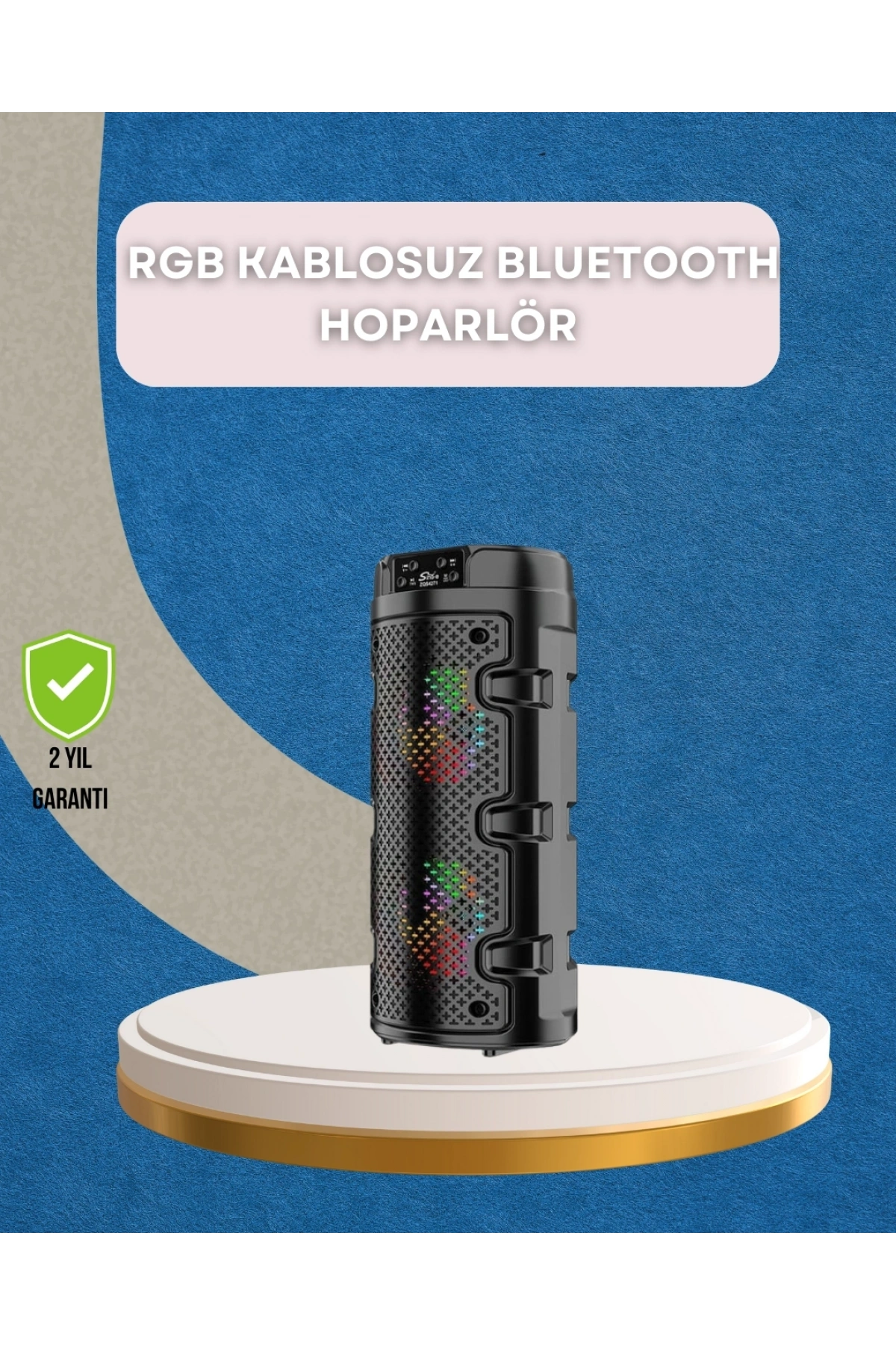 USB, SD Kart ve AUX Girişli Taşınabilir Hoparlör