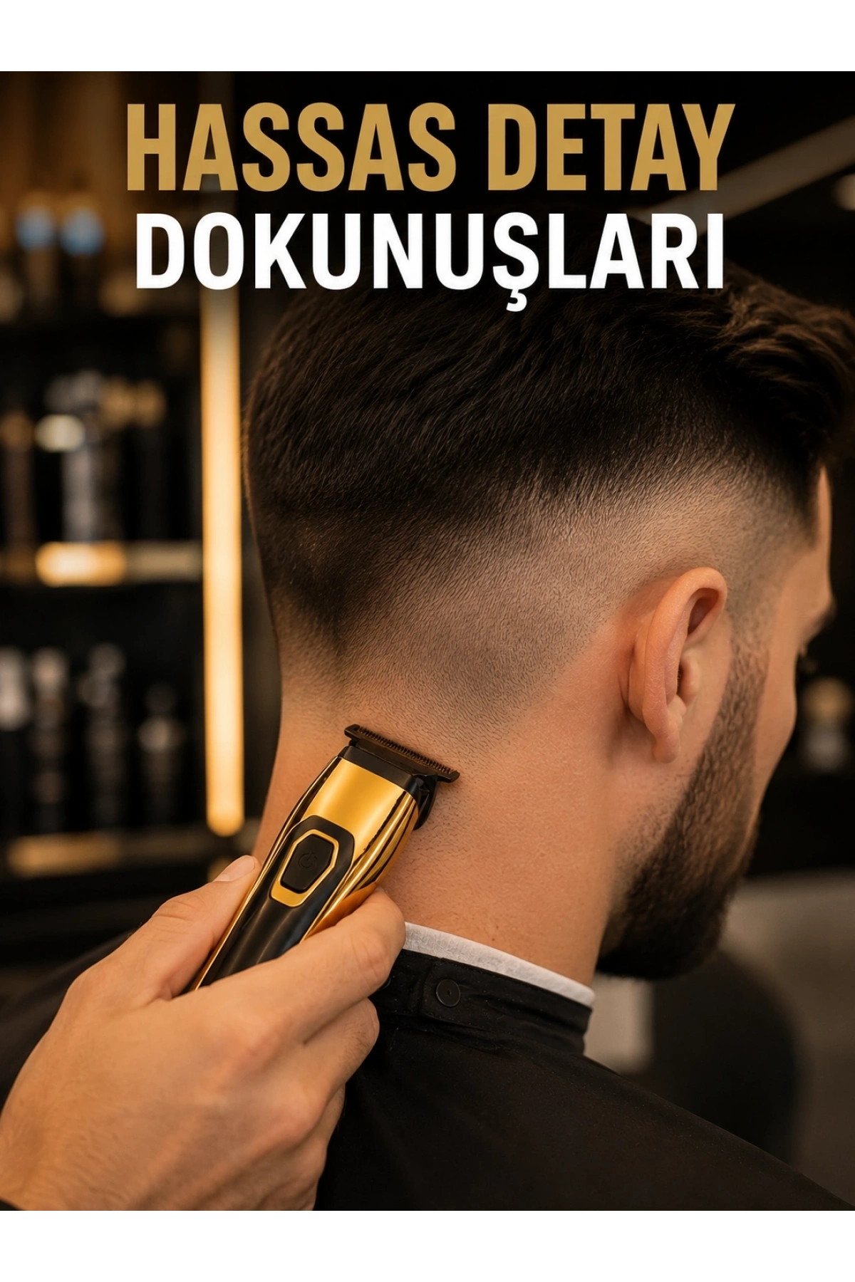 USB Type-C Şarjlı Çok Fonksiyonlu Saç ve Sakal Düzeltme Makinesi