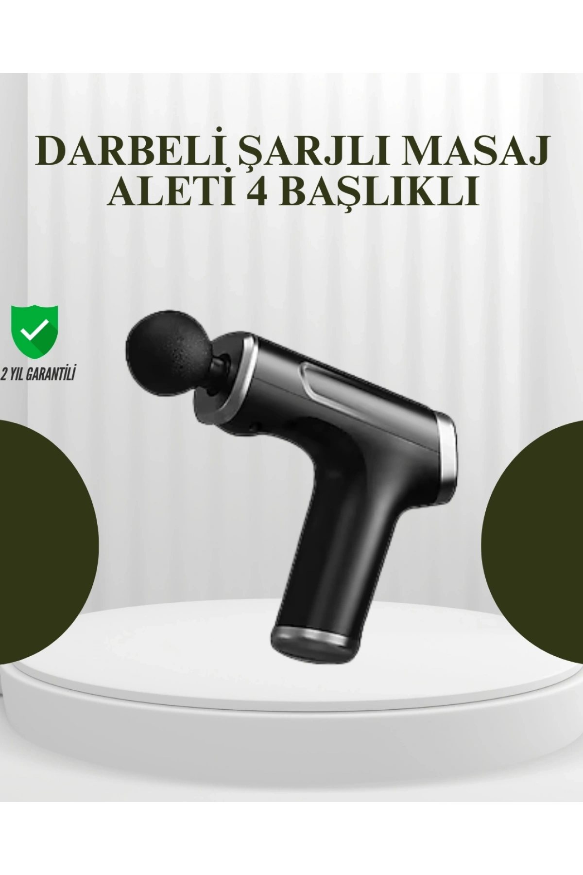USB Type-C Şarjlı Taşınabilir Masaj Tabancası