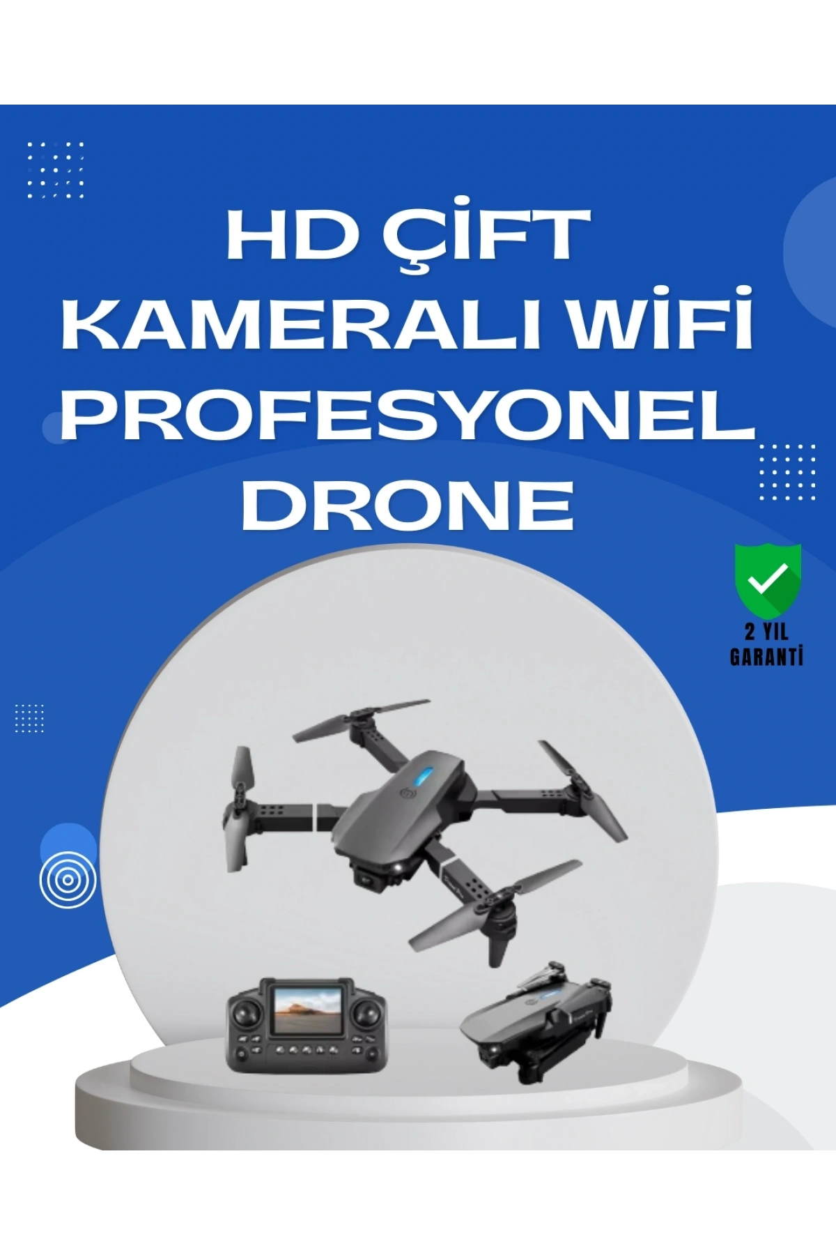 Uzaktan Kumandalı Katlanabilir Drone Yörünge Uçuşu ve Eve Dönüş Özellikli