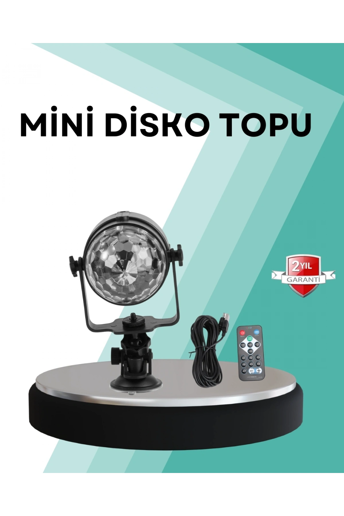 Uzaktan Kumandalı RGB Disko Projektör Işığı