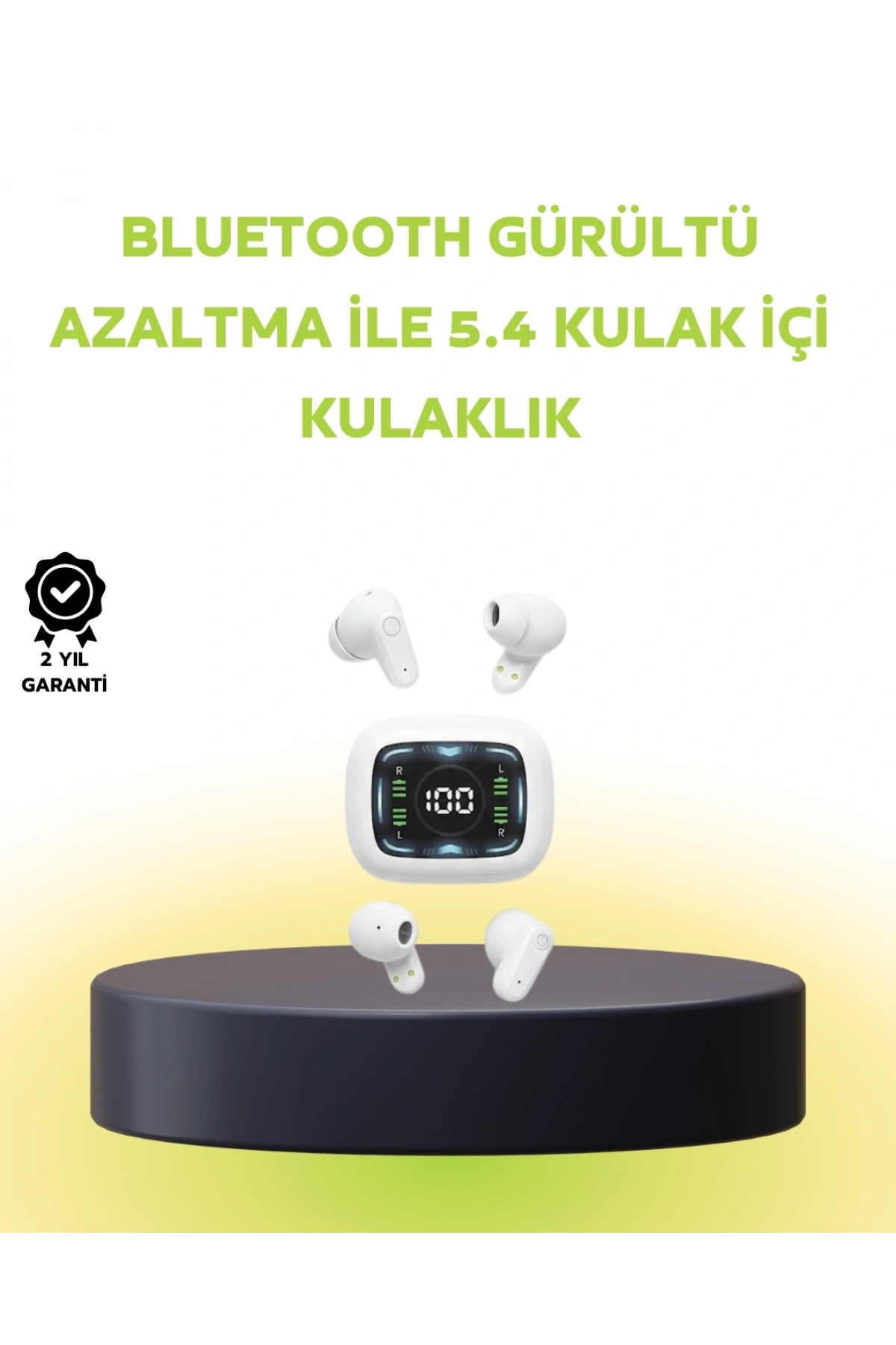 Uzun Bekleme Süreli Bluetooth Kulaklık Kablosuz Bağlantı