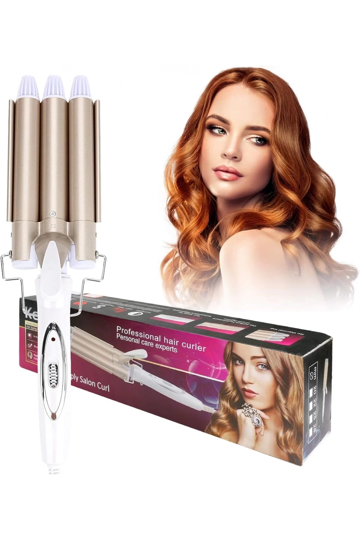 Wag Maşa Su Dalgası Maşası 28 mm Bukle (5047)