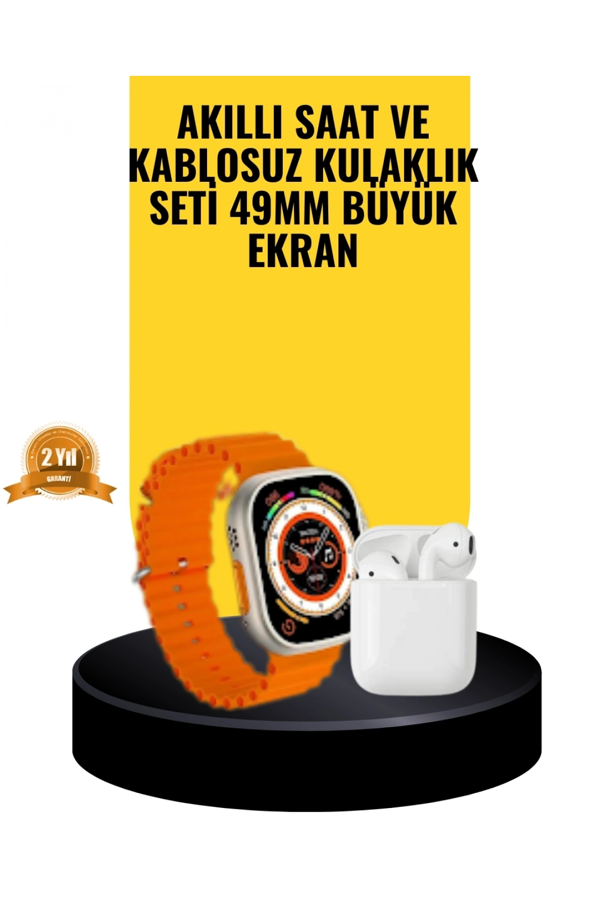 Watch 9 Max Akıllı Saat Sesli Görüşme Özellikli Kulaklık Seti