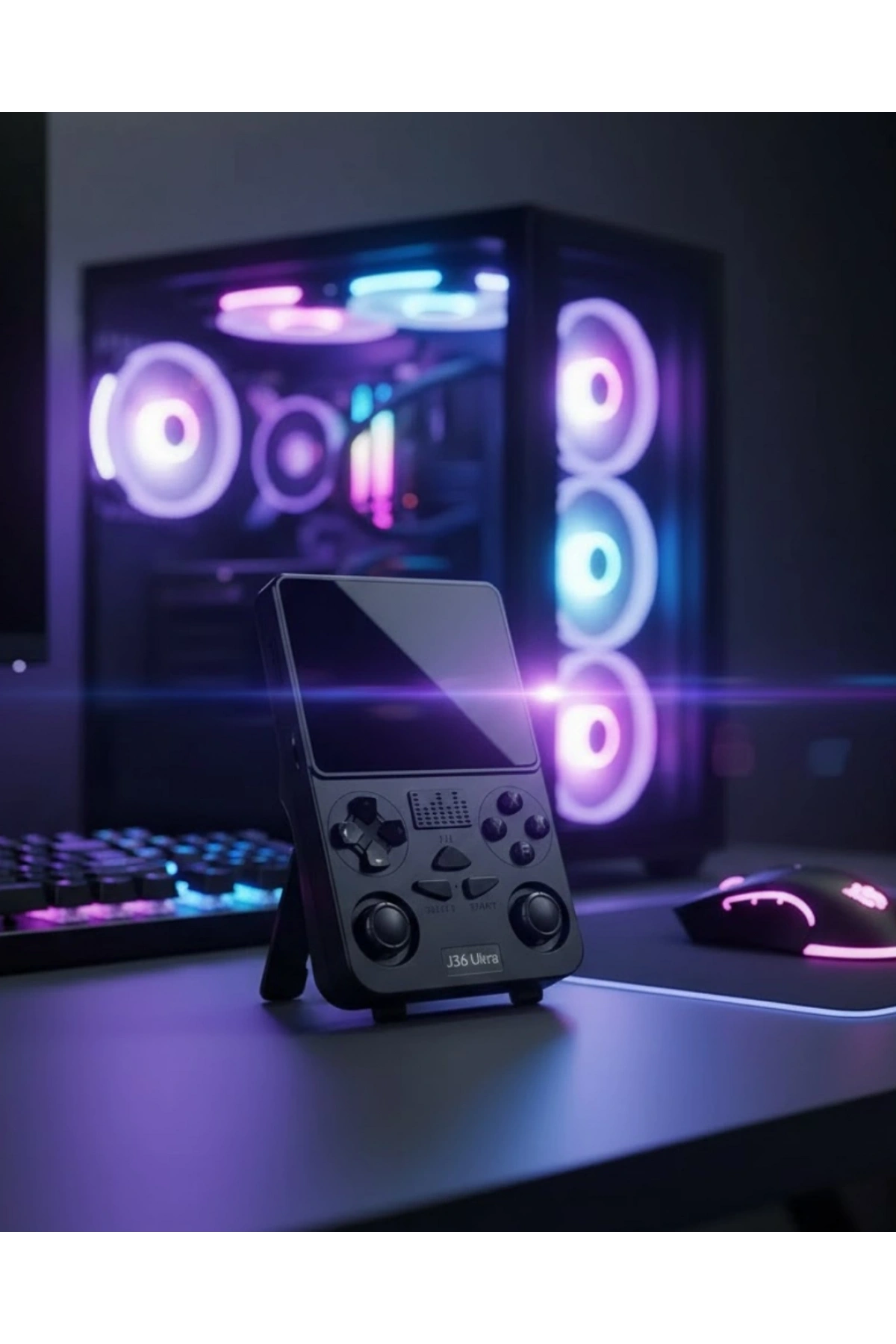 Wi-Fi Özellikli Taşınabilir Retro Oyun Konsolu Analog Joystickli