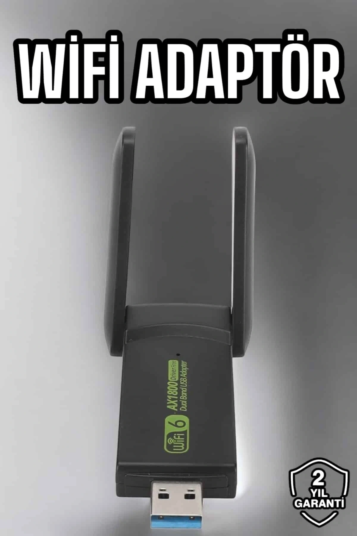 Wifi Adaptör Çift Bantlı Kablosuz Wifi Adaptörü
