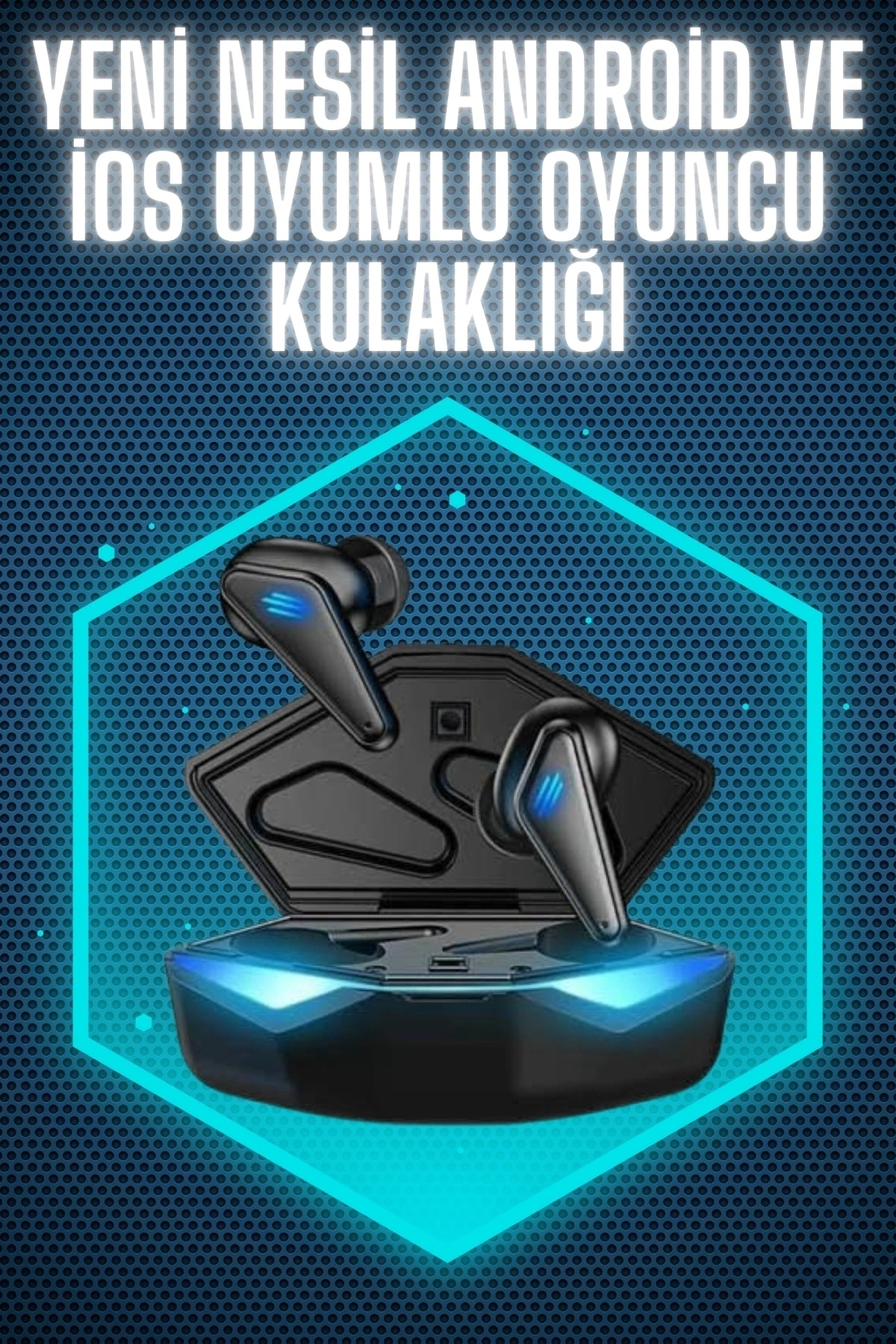 Wireless  Kulaklık Mikrofonlu Bluetooth Oyuncu Kulaklığı