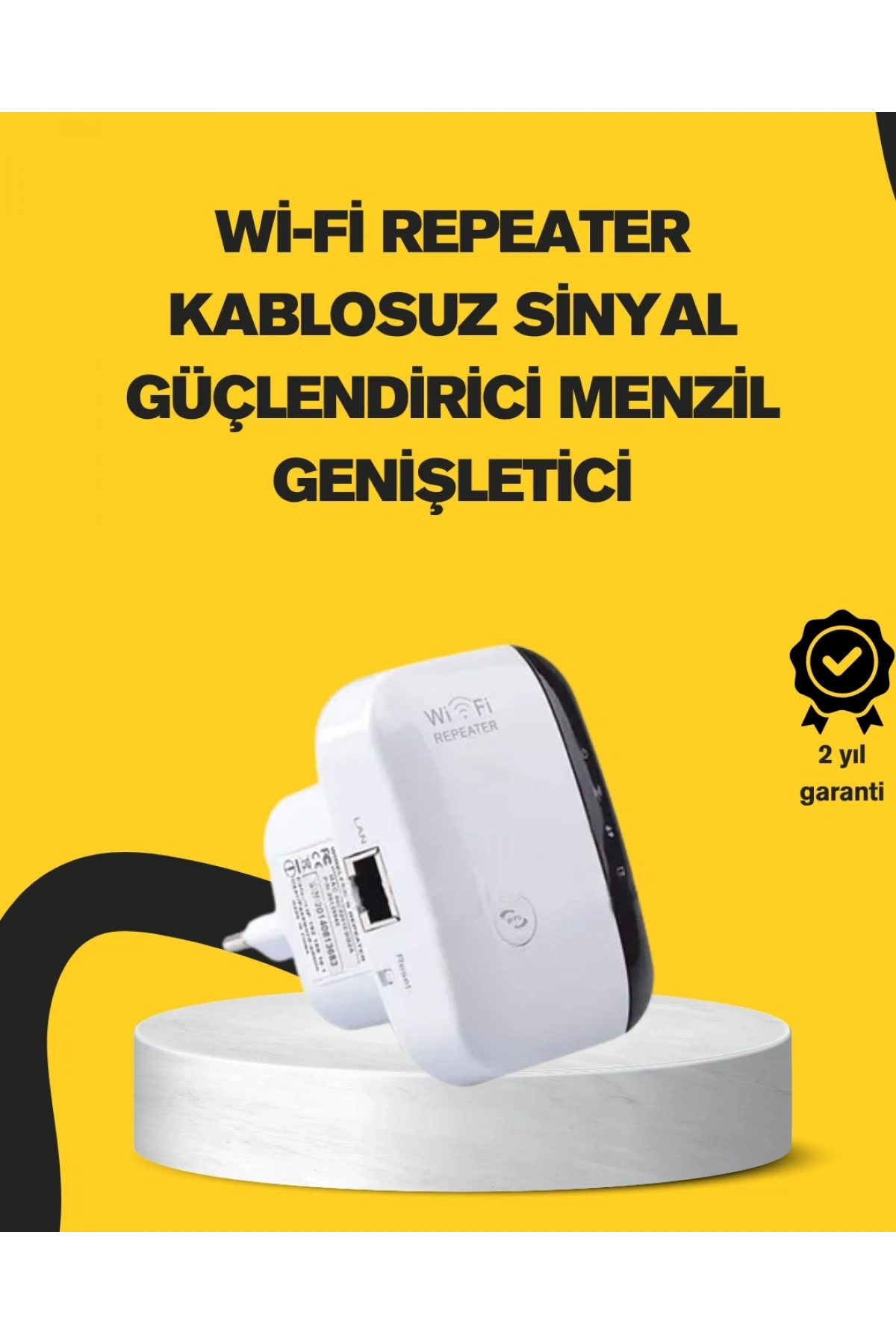 Wireless-N WiFi Repeater 300 Mbps Sinyal Güçlendirici