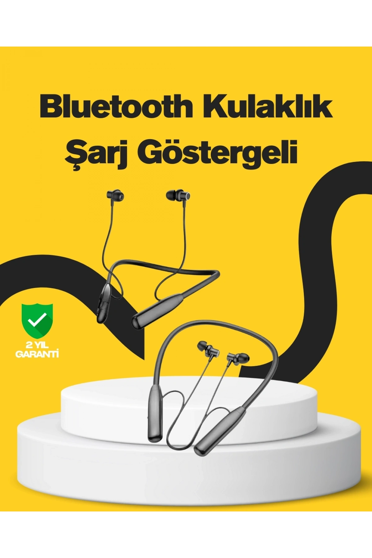Y12 Bluetooth Boyun Bantlı Kulaklık – 100 Saat Pil, Bluetooth 5.3, Dokunmatik Kontrol