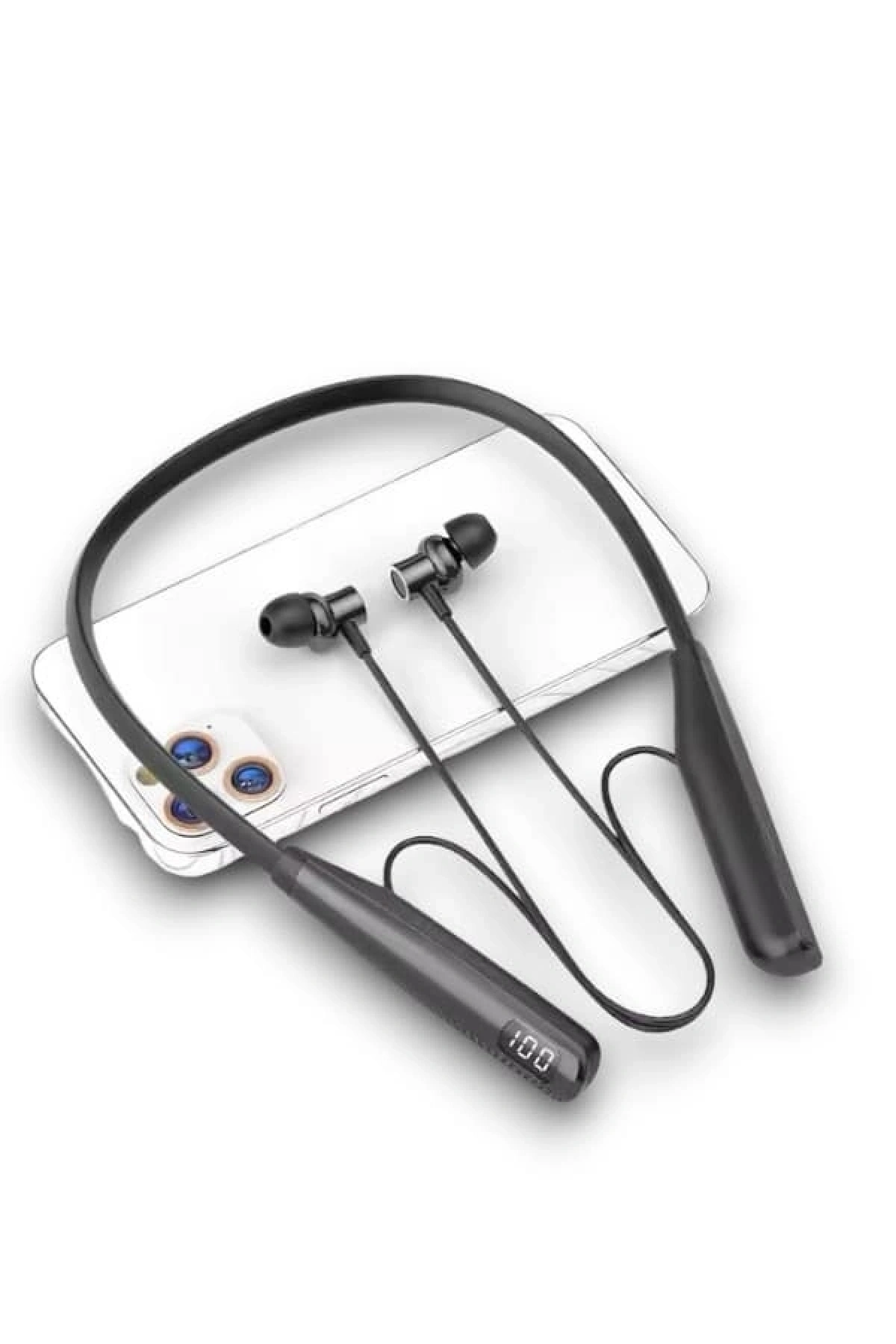 Y12 KABLOLU KULAKİÇİ SİLİKONLU BLUETOOTH KULAKLIK