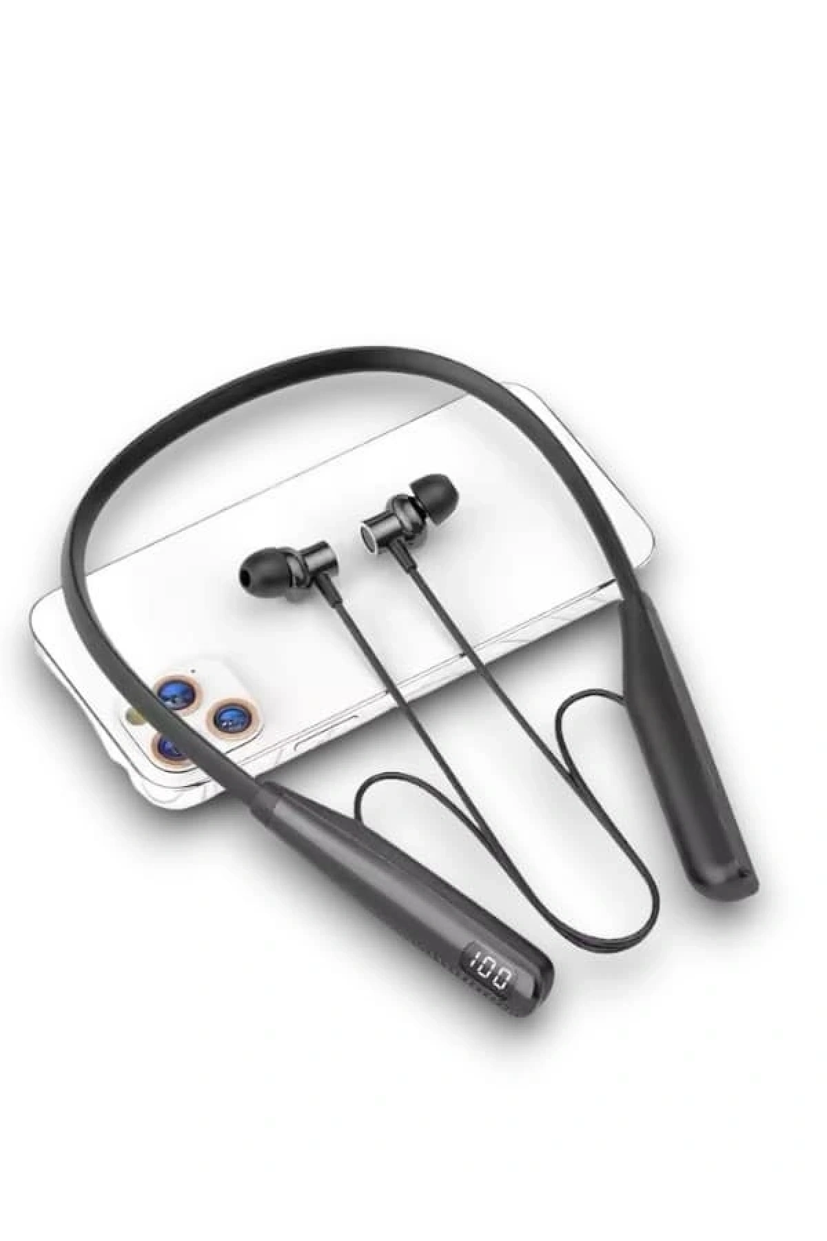 Y12 KABLOLU KULAKİÇİ SİLİKONLU BLUETOOTH KULAKLIK