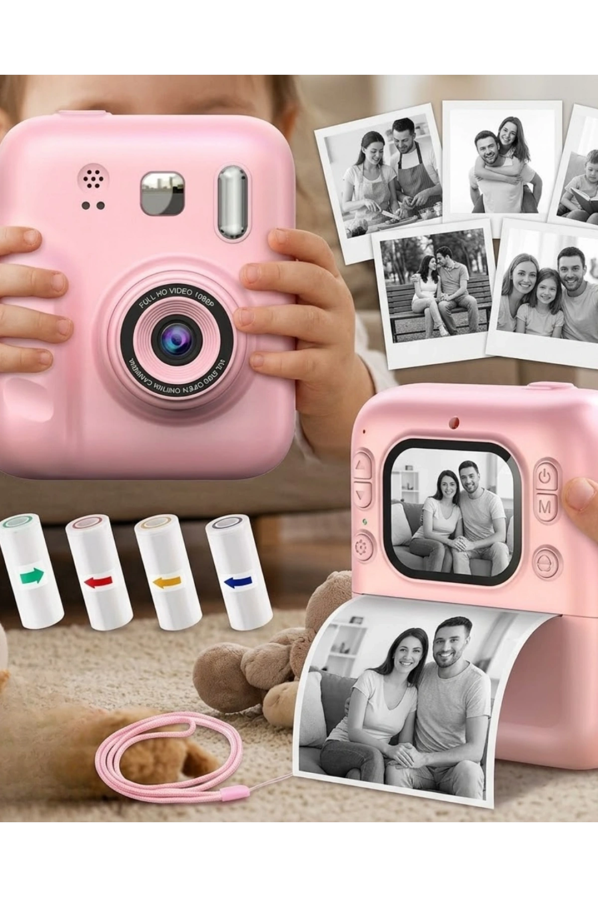 Y300H PRİNTER KAMERA PEMBE