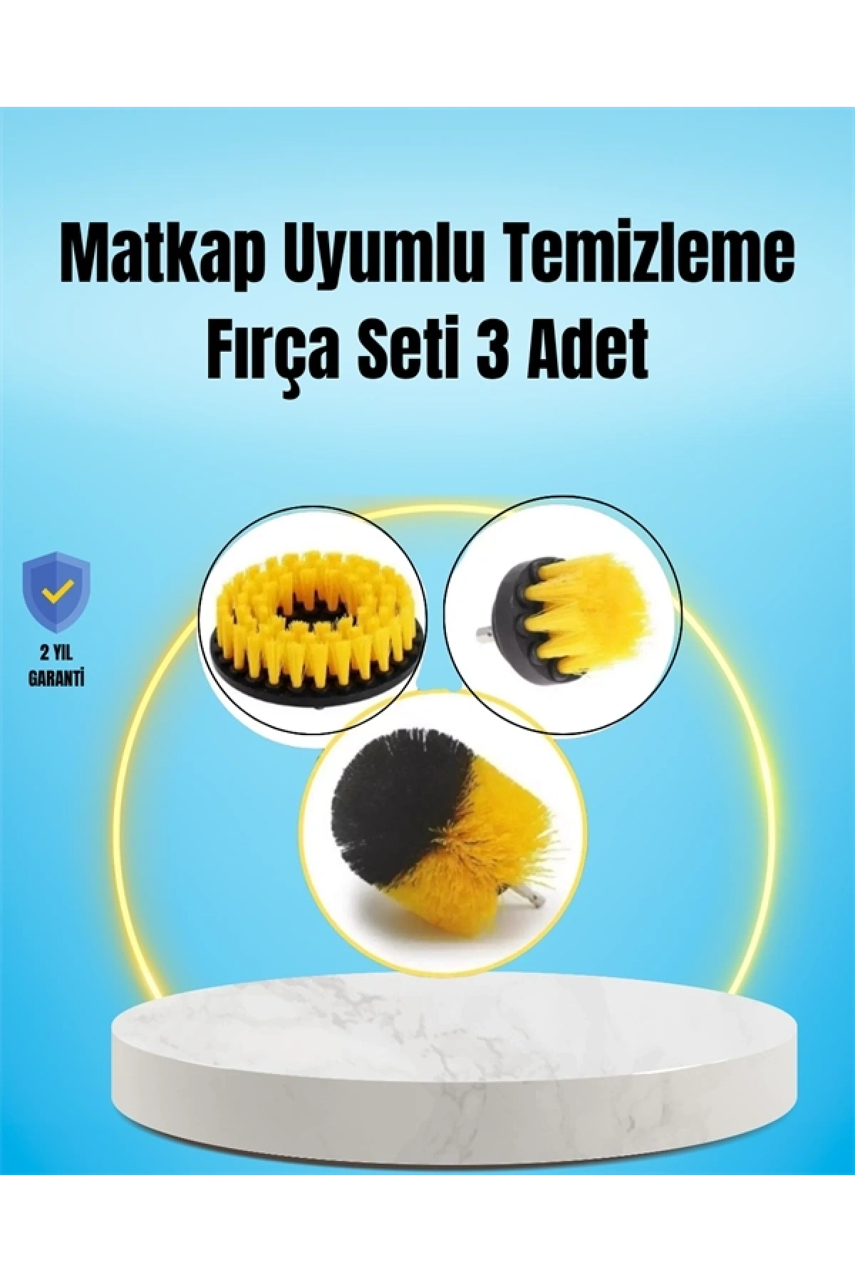 Yağ, Kir ve Pas Temizliği İçin Güçlü Naylon Kıllı Temizlik Fırçası