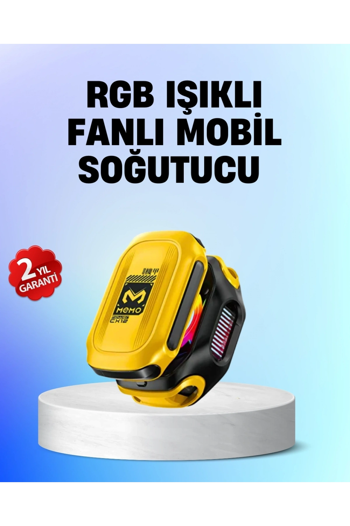 Yarı İletken Çipli RGB Işıklı Telefon Soğutucu