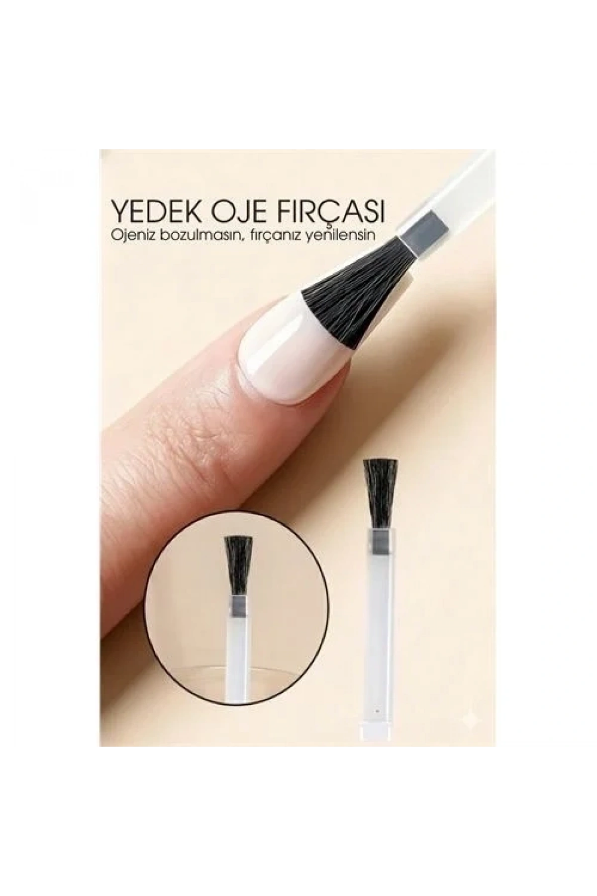 Yedek Oje Fırçası - Tırnak Cila Fırçası 722435