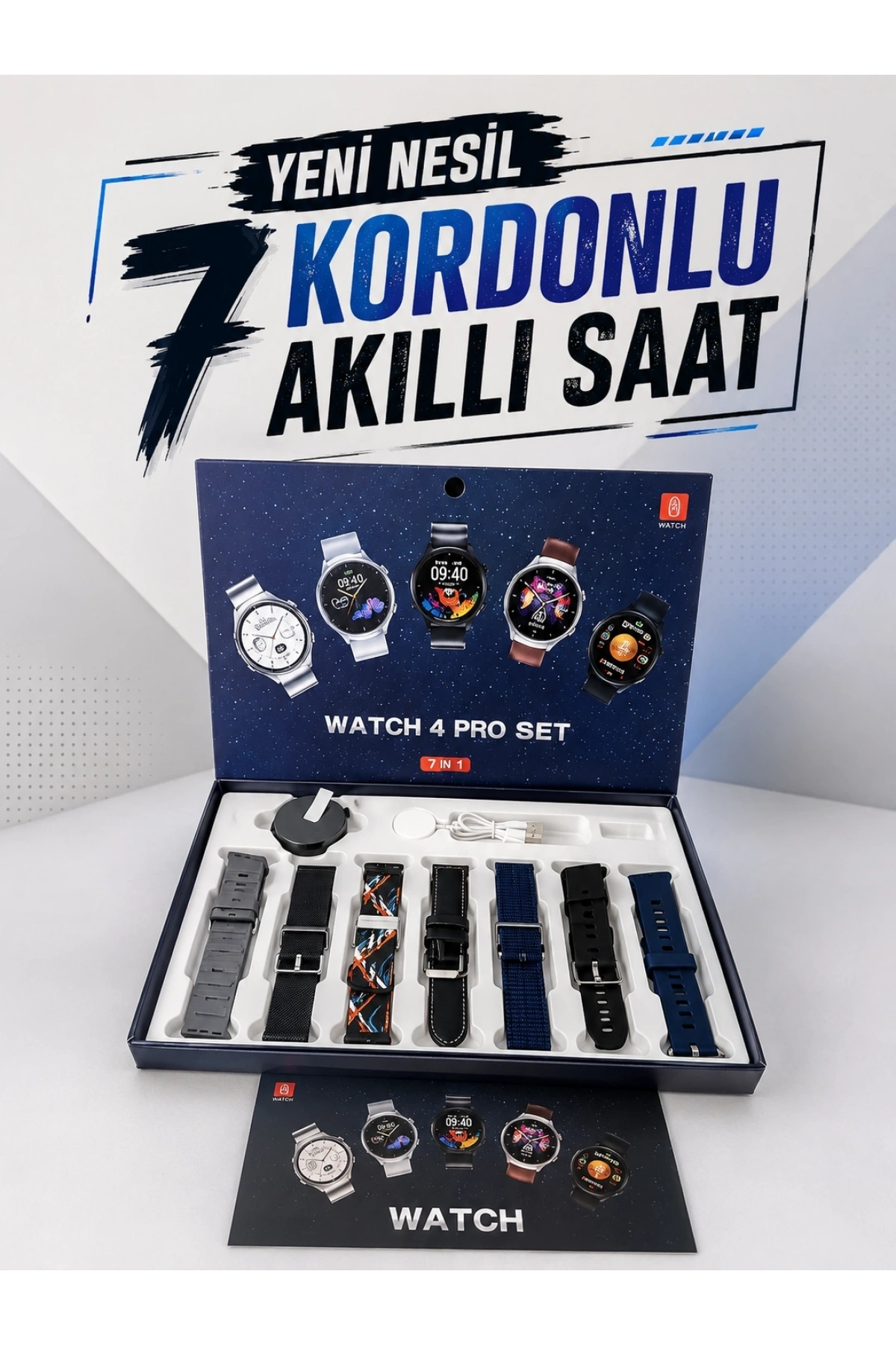 Yeni Nesil Akıllı Saat 2024 Model Uyku ve Sağlık Takibi Bluetooth Bağlantılı
