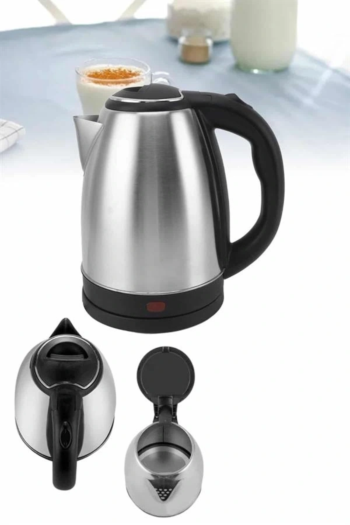 Yeni Nesil Saplı Uzun Ömürlü Paslanmaz Çelik Su Isıtıcı Kettle