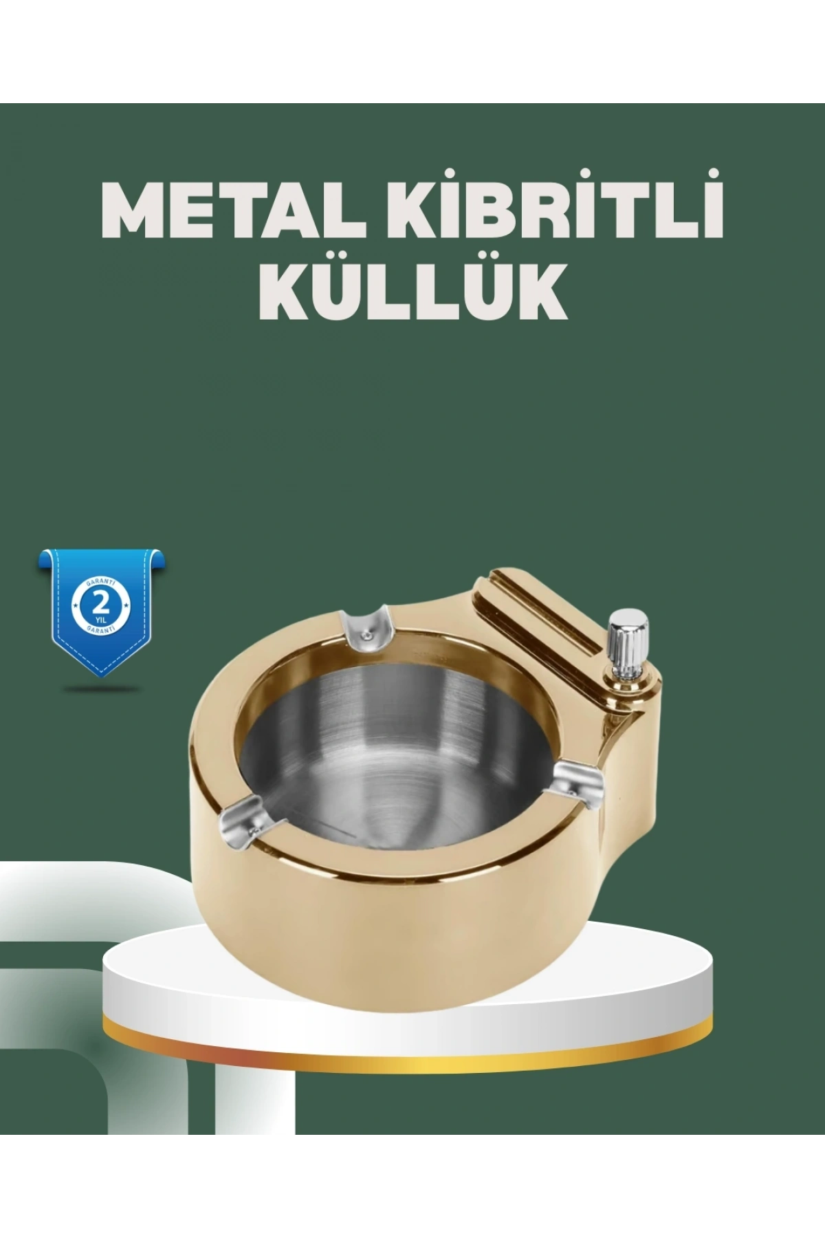 Yeniden Doldurulabilir Çakmaklı Küllük Dayanıklı Yapı