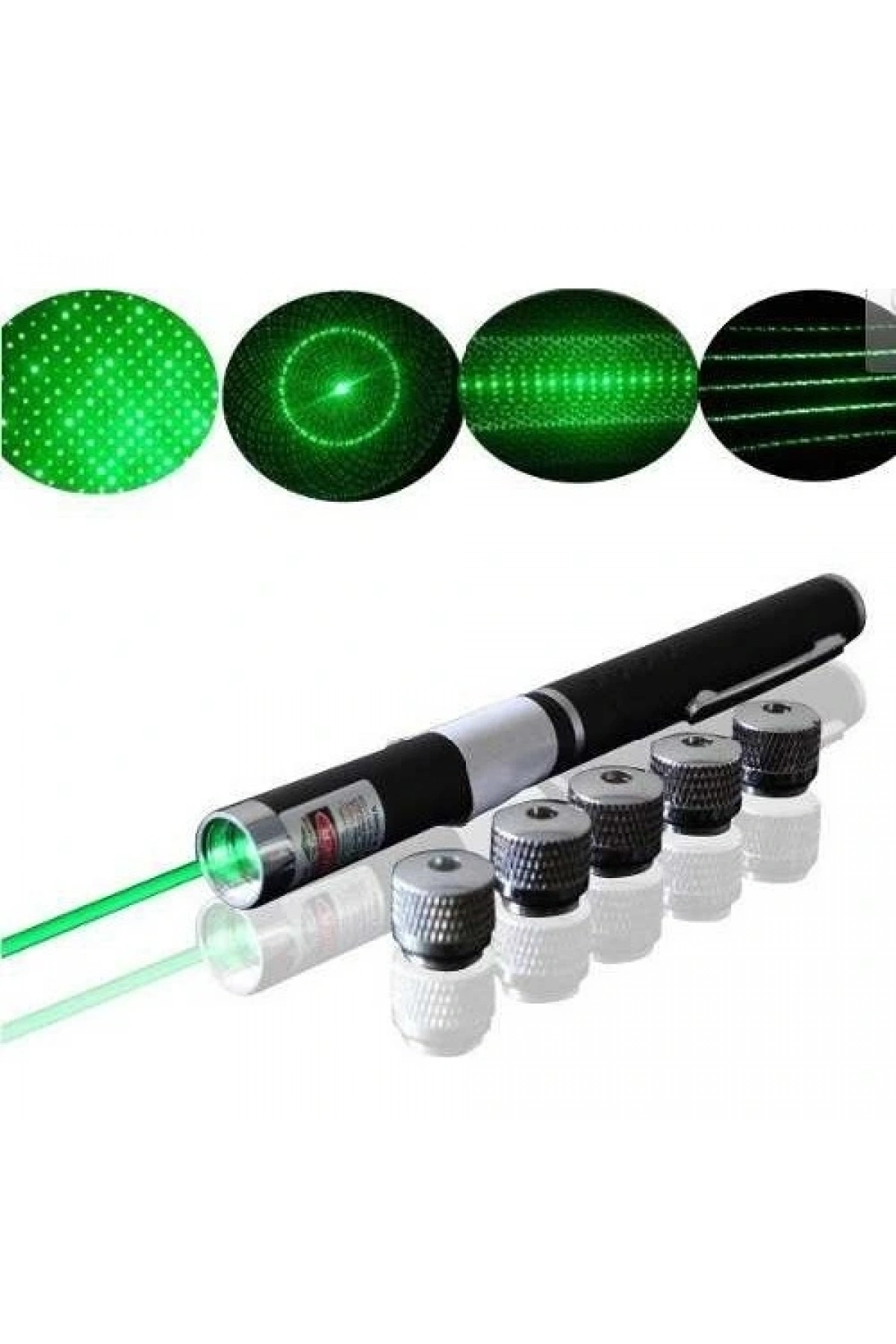 Yeşil Lazer Pointer USB Şarjlı 5 km Etki Alanı! (5047)