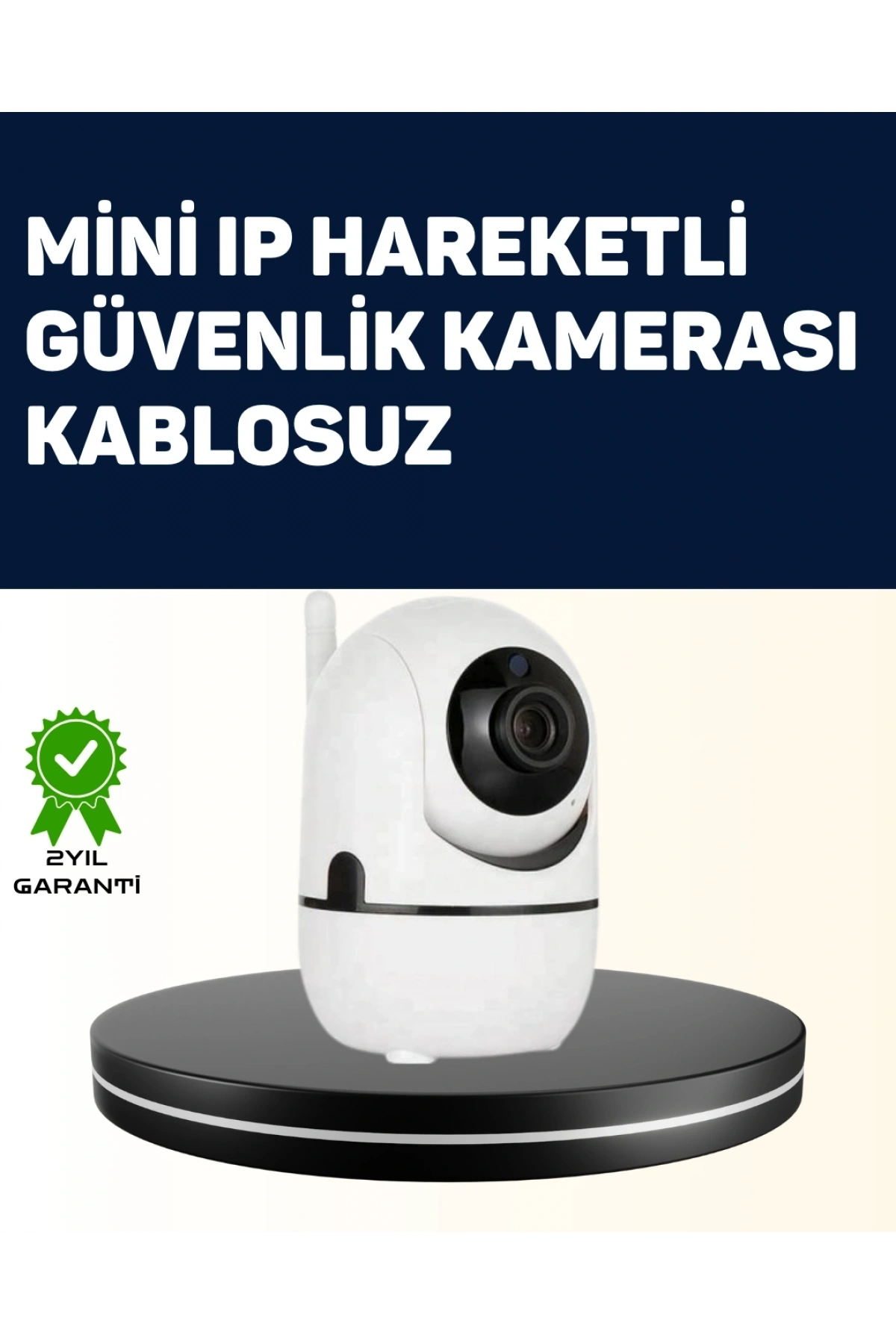 Yüksek Çözünürlüklü Hareket Takipli Kablosuz Güvenlik Kamerası – 1080P, Gece Görüşlü