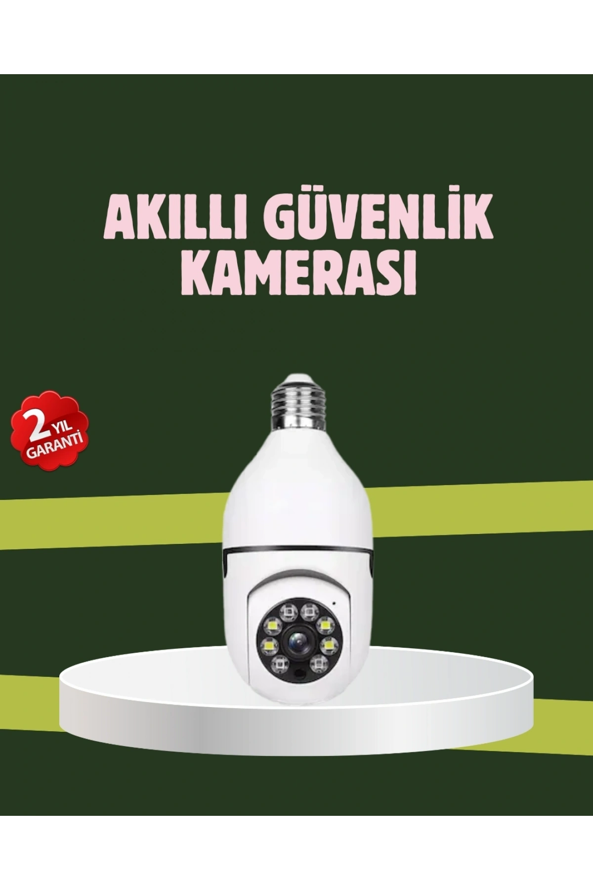 Yüksek Çözünürlüklü Kablosuz Akıllı Güvenlik Kamerası