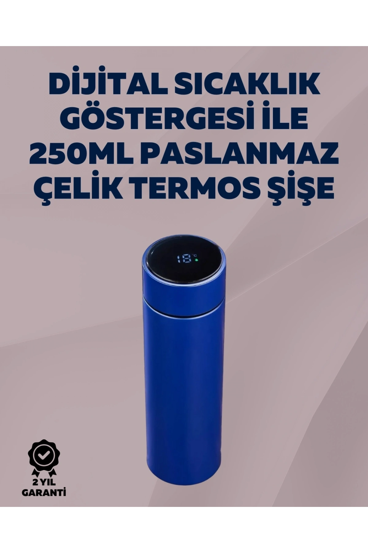 Yüksek Isı Korumasına Sahip Taşınabilir Çelik Termos