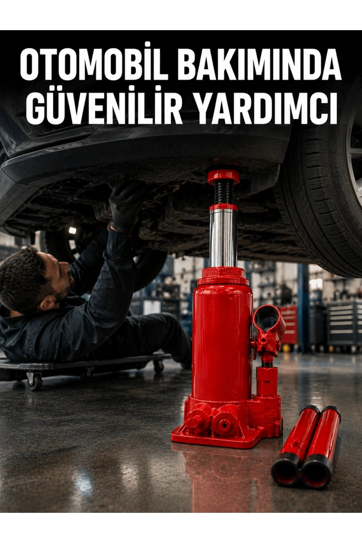 Yüksek Taşıma Kapasiteli Hidrolik Araç Kaldırma Krikosu
