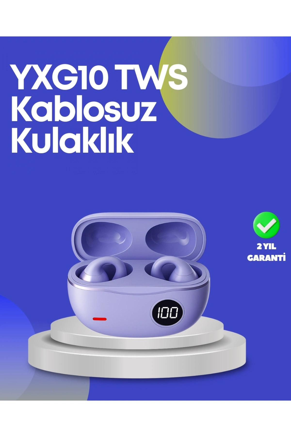 YXG10 Bluetooth Kulaklık – Cilt Dostu, Uzun Pil, Çift Dil Destekli Akıllı Tasarım