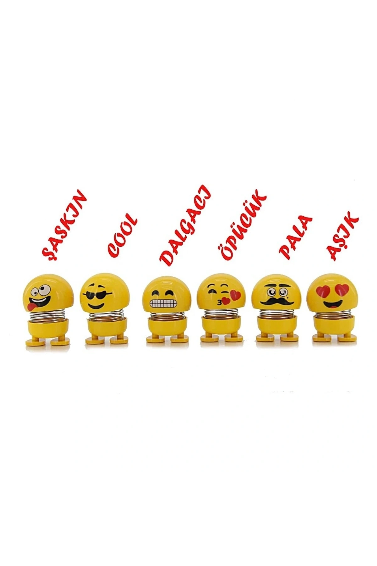 Zıp Zıp Kafalar Sevimli Kafa Sallayan Emojiler Çılgın Kafalar