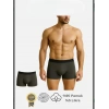 Arias Closet Pamuklu Düz Antrasit Renk Erkek Boxer