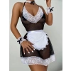 Arias Closet File Göğüs Bölgesi Dantel Mini Fantazi Hizmetçi Kostümü