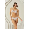 Arias Closet Puantiyeli Şık Desenli Kaplı Bikini Takımı