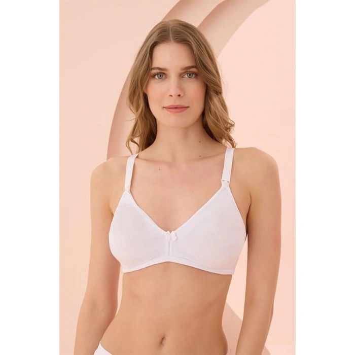 Arias Closet Beyaz Dikişsiz Emzirme Sütyeni