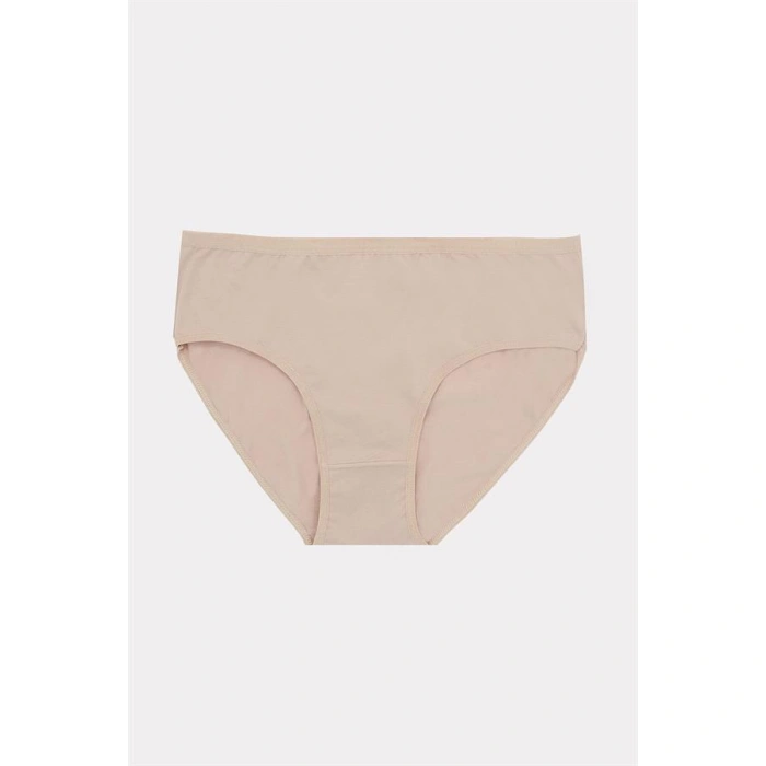 Arias Closet Büyük Beden Pamuklu Siyah Beyaz Ten Rengi 3lü Külot