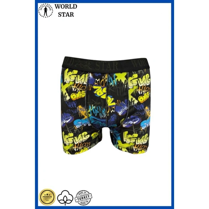 Arias Closet Likralı Pamuklu Renkli Erkek Boxer