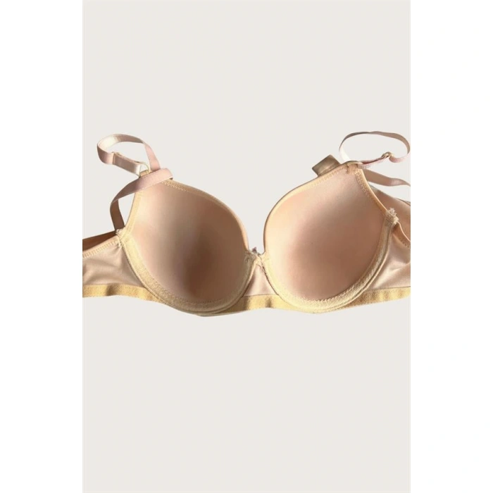 Arias Closet Ten-Beyaz 2li Mikro Kumaş Push Up Dolgulu Balenli Günlük Destekli Sütyen