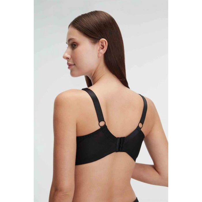 Arias Closet Tüllü Balenli Desteksiz Dolgusuz Yaka Detaylı Toparlayıcı Küçültücü Sütyen